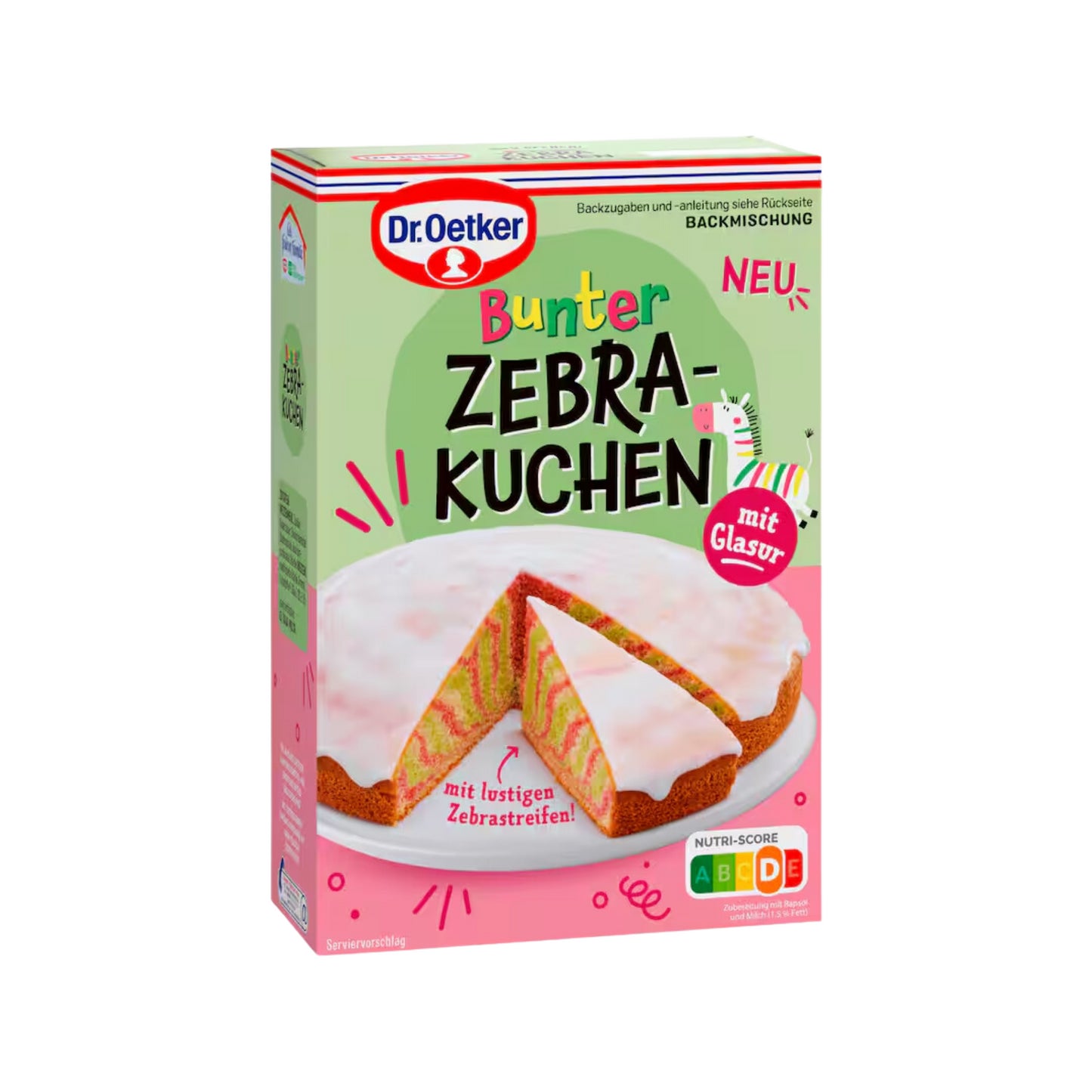 Dr.Oetker Bunter Zebrakuchen 515g