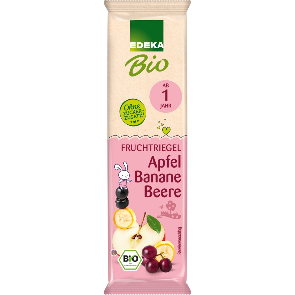 Bio EDEKA Frucht-Getreideriegel Apfel-Banane 25g