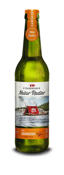 Bio Strandräuber Naturradler Sanddorn 0,5l MW