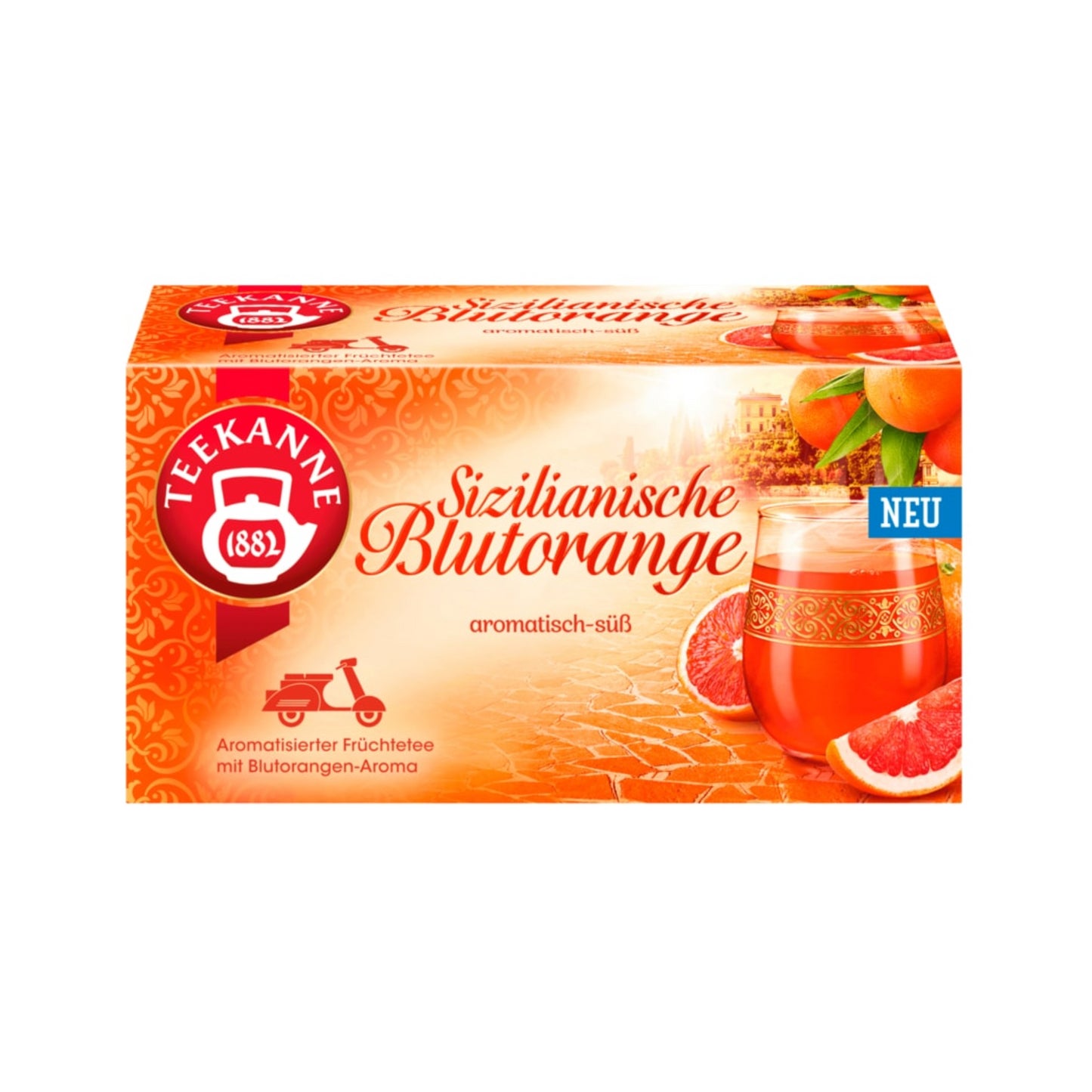 Teekanne Mediterrane Blutorange 18ST 40,5g