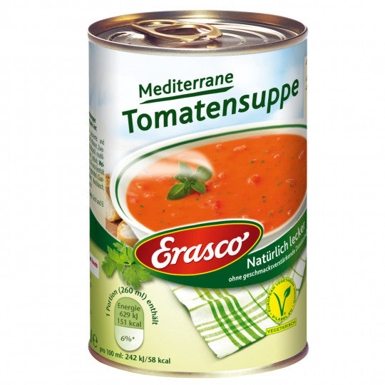 Erasco Mediterrane Tomatensuppe 390ml