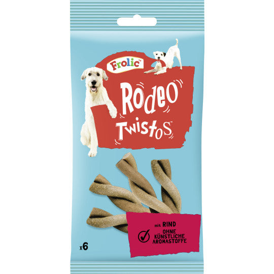 Frolic Rodeo Twistos mit Rind 6ST 105g
