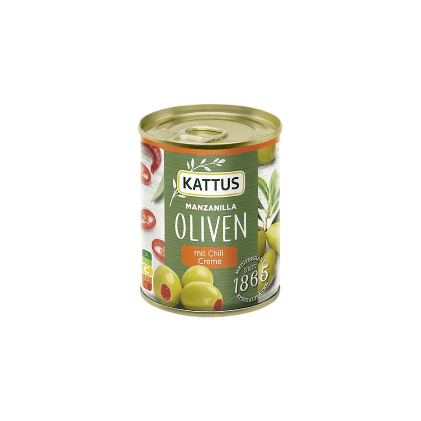 Kattus Oliven mit Chilicreme 200g