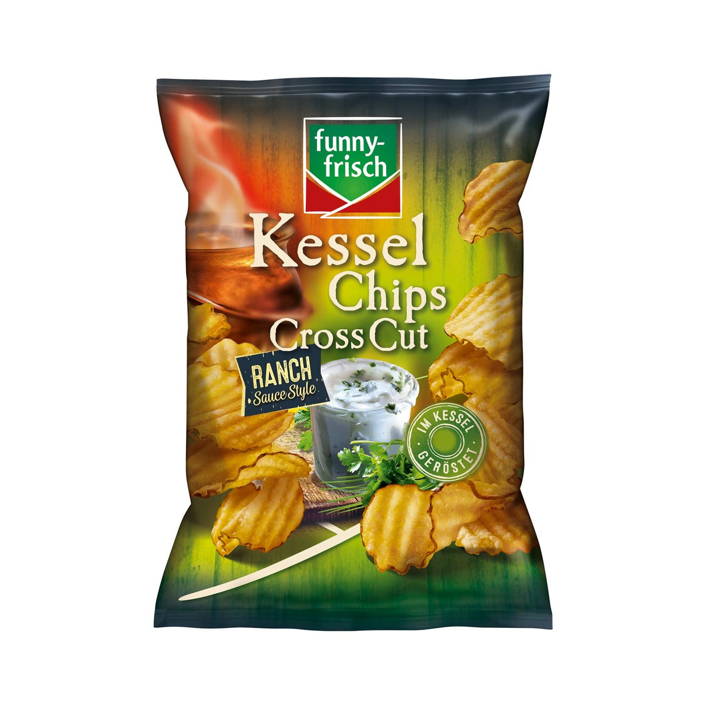 Funny-Frisch Kessel Chips Cross Cut Ranch Sauce 120g
