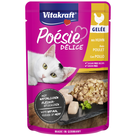 Vitakraft Poesie Delice Gelee Pute 85g