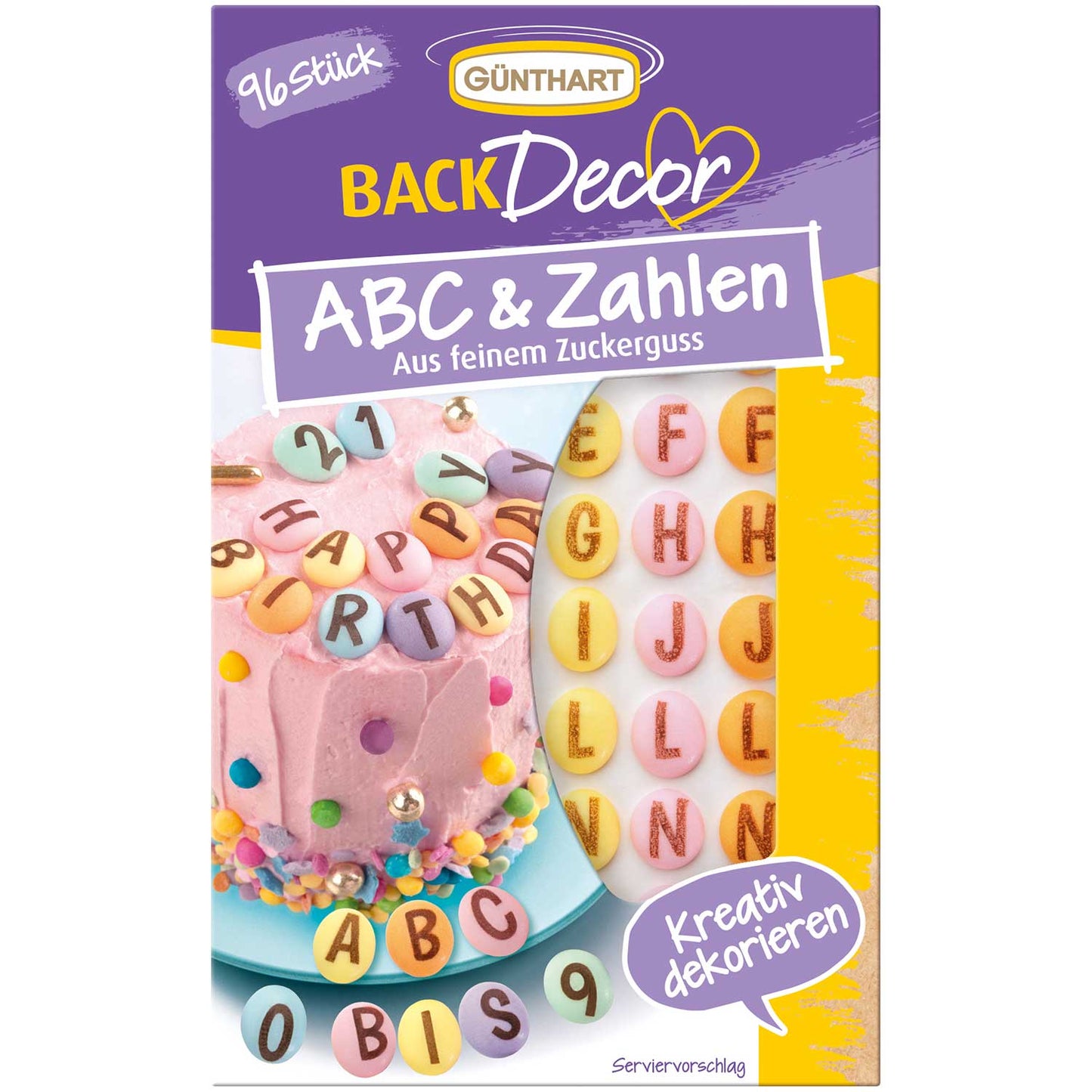 Günthart Zucker ABC und Zahlen 27g
