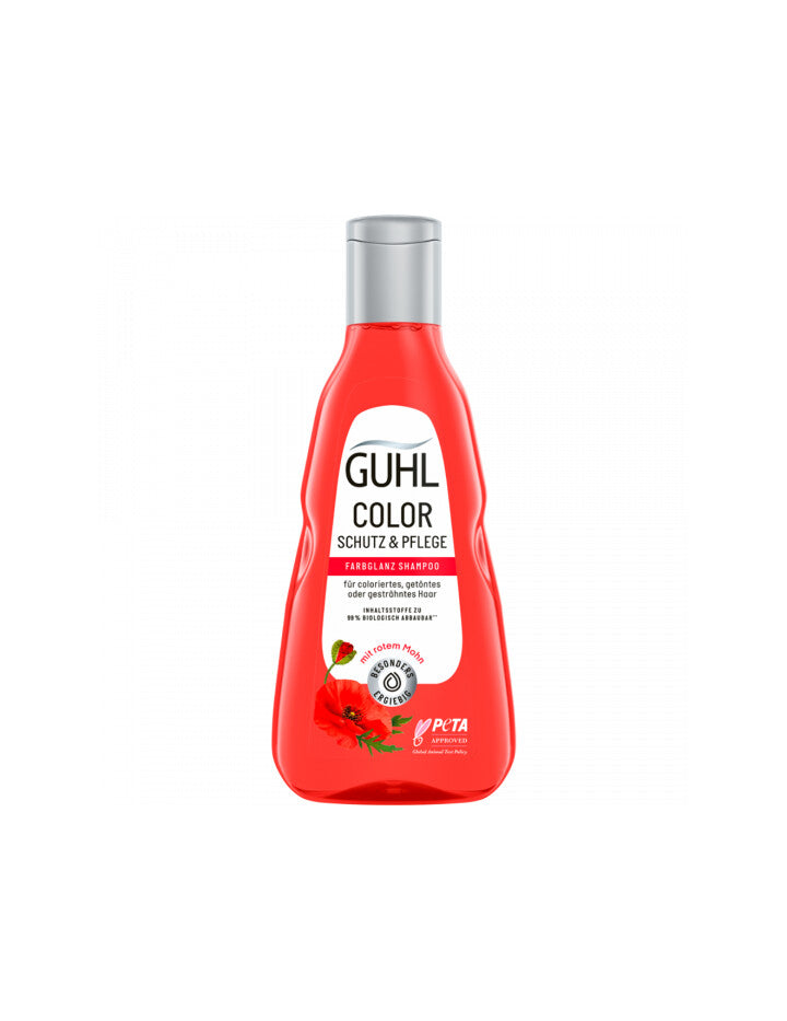Guhl Farbglanz Shampoo Color Schutz&Pflege für coloriertes,getöntes oder gesträhntes Haar 250ml