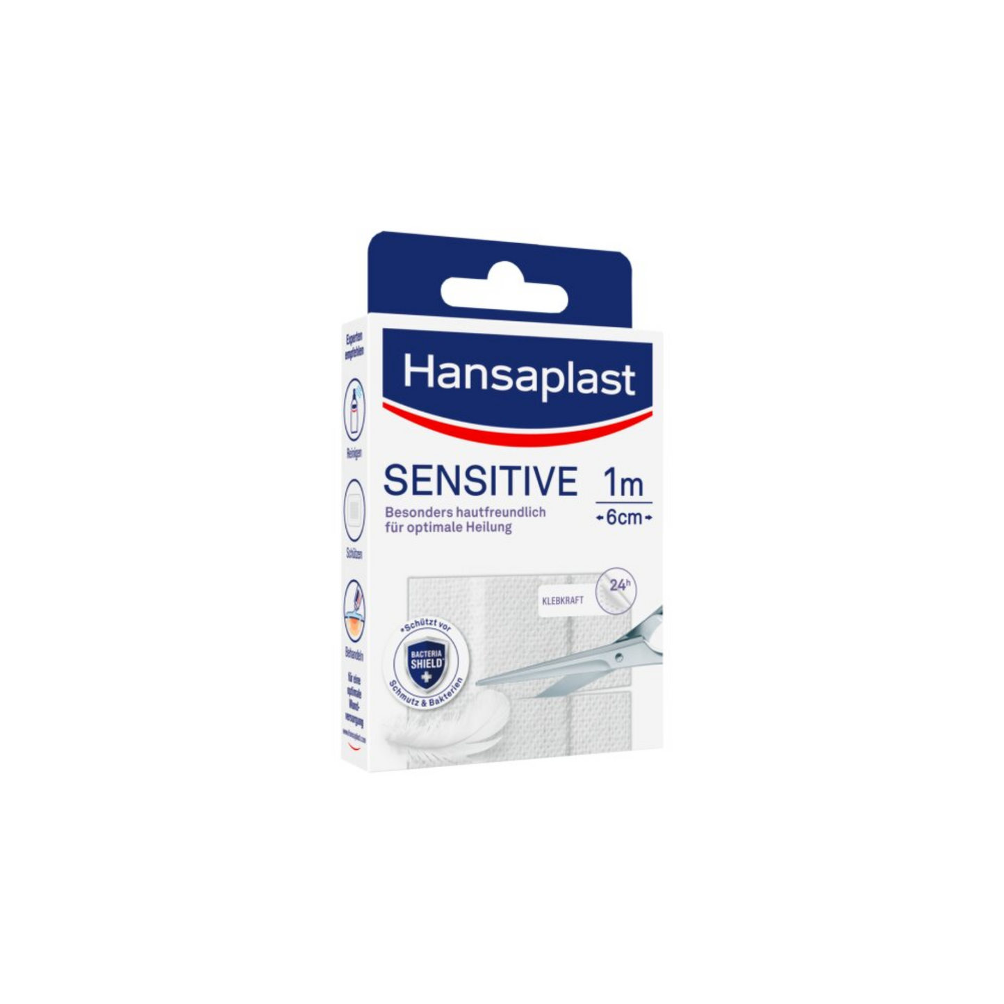Hansaplast Sensitive 1mx6cm 10ST