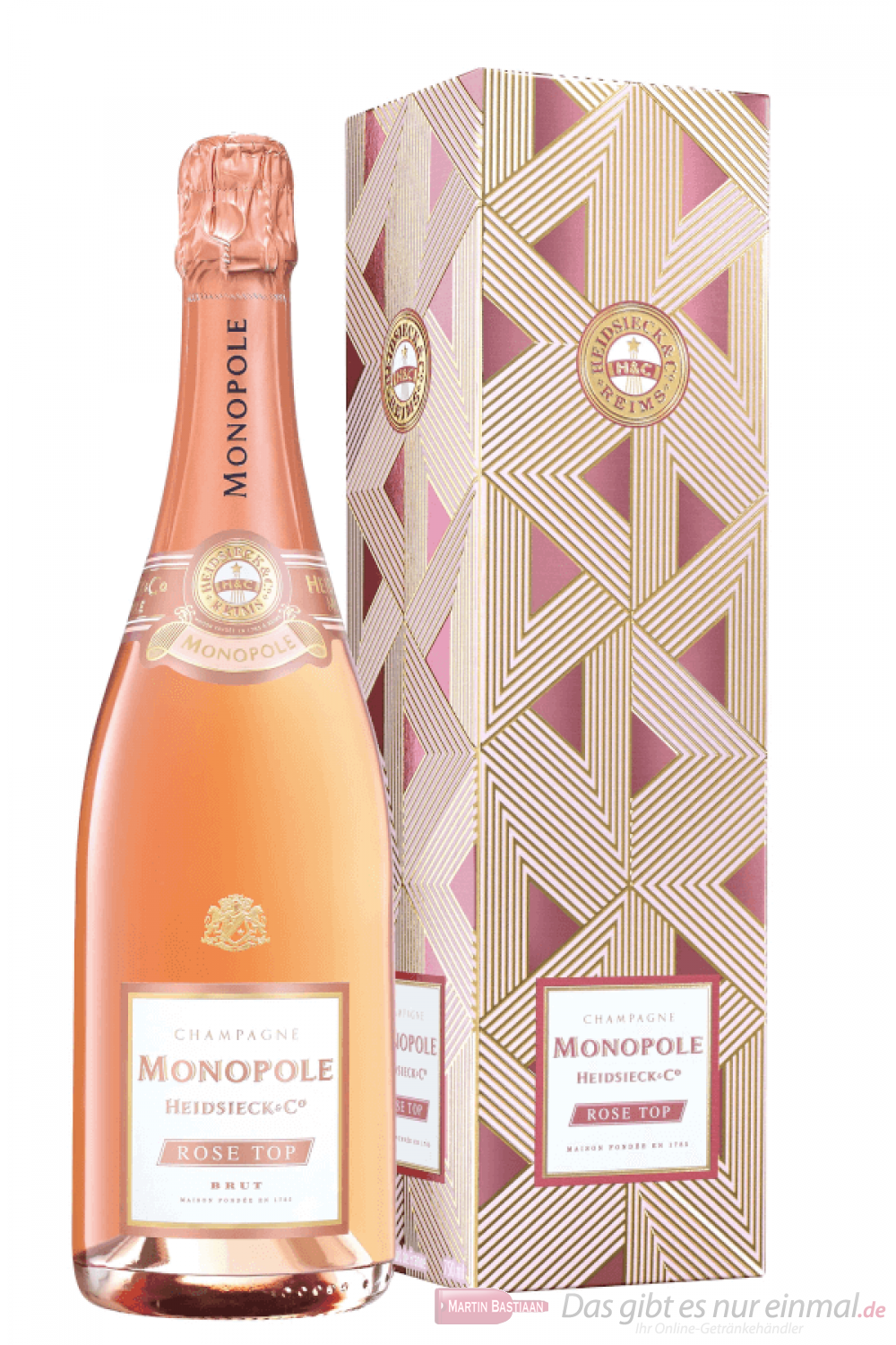 Heidsieck Monopole Champagne Rose Top Brut in GP 0,75l