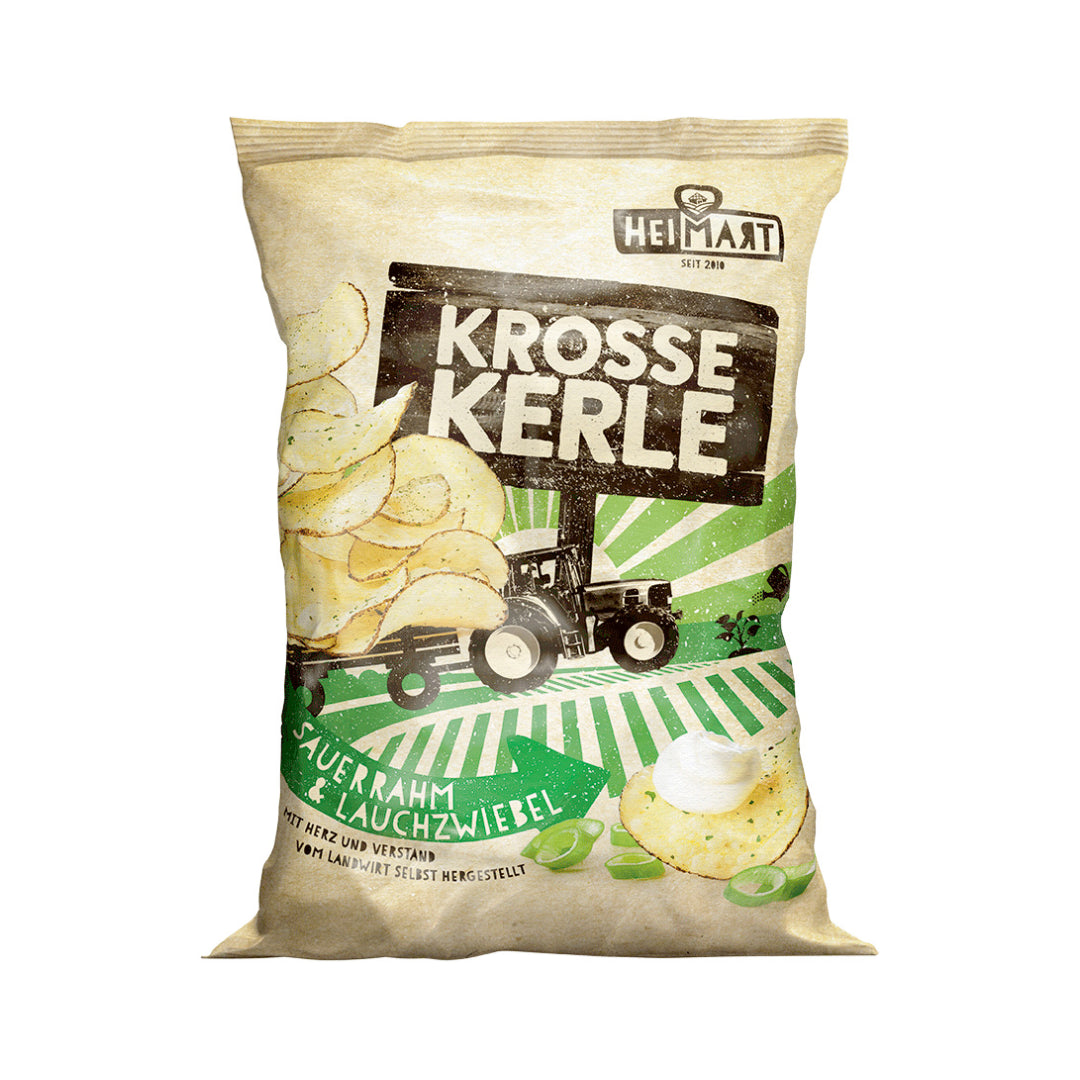 Heimart Krosse Kerle Sauerrahm&Lauchzwiebel 115g