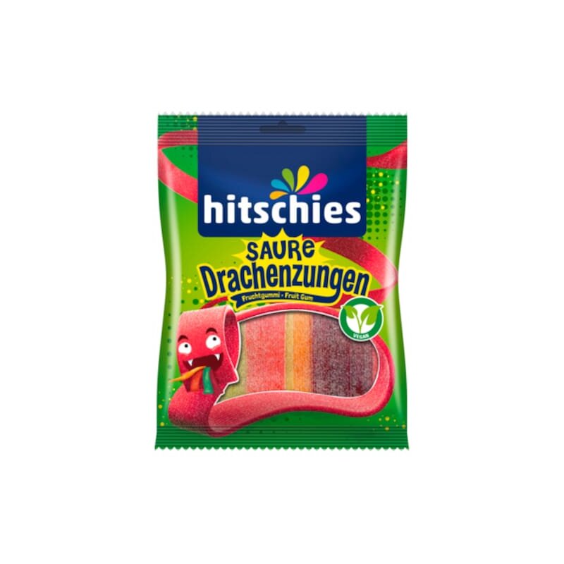 Hitschies Bunte Drachenzungen sauer 125g