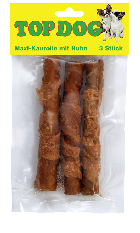 Top Dog Hühnerbrust Maxi Kaurollen 150g