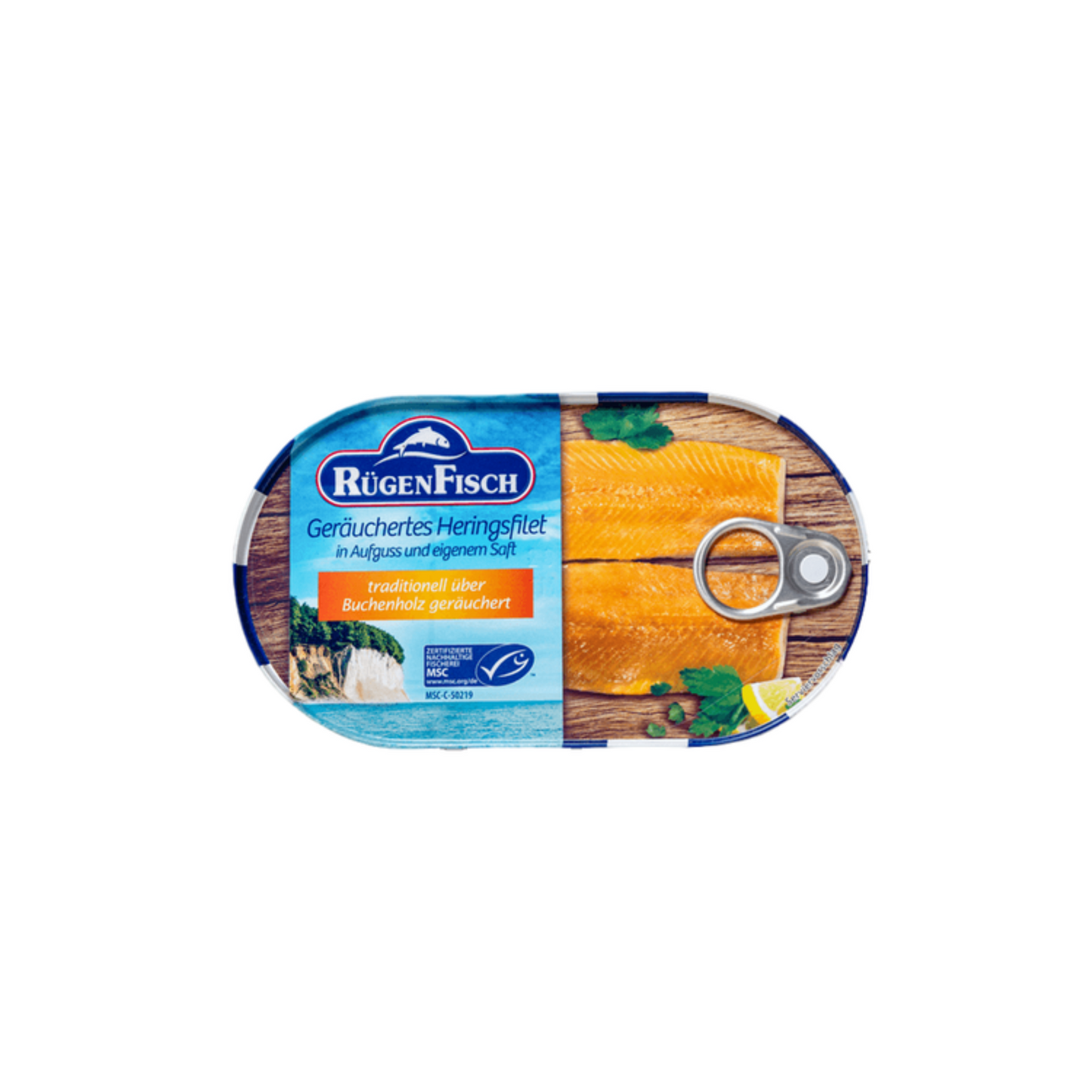 Rügen Fisch geräucherte Heringsfilets 100g