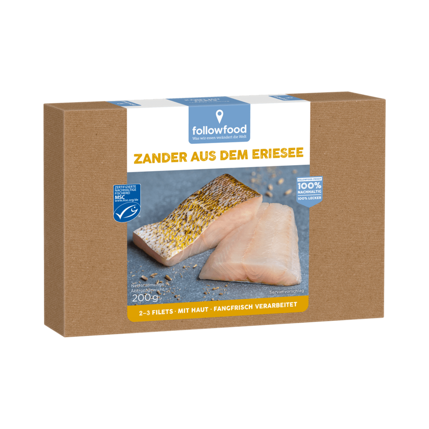 MSC Followfood Zander aus dem Eriesee 200g