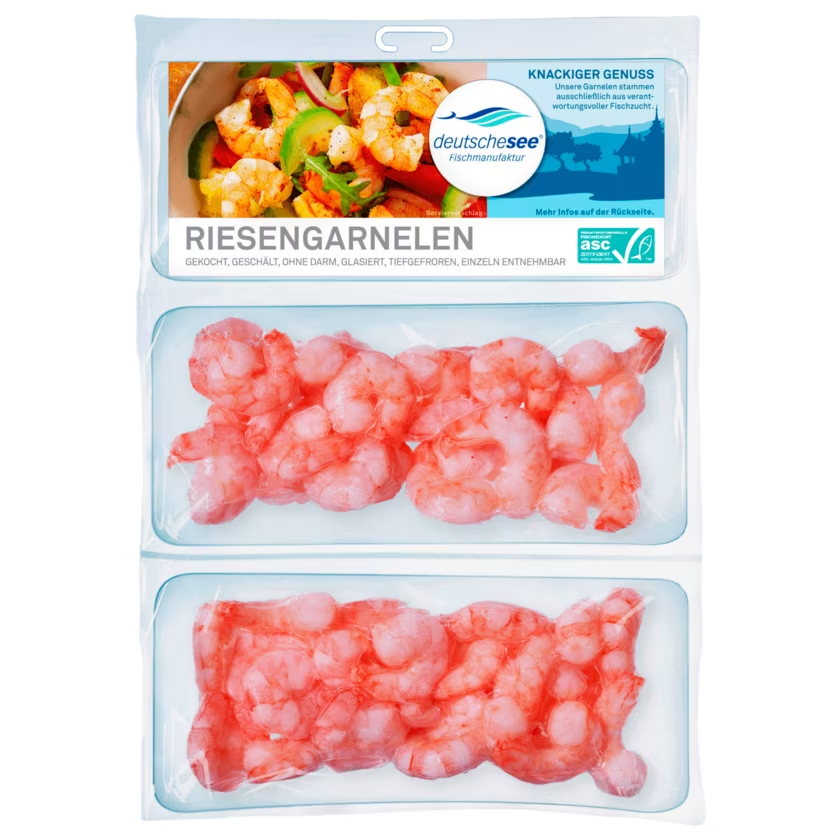 ASC Deutsche See Riesengarnelen netto 220g