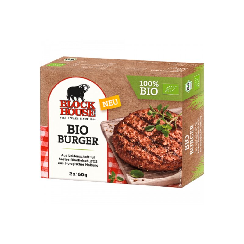 Bio Block House Burger Patties 2x160g
