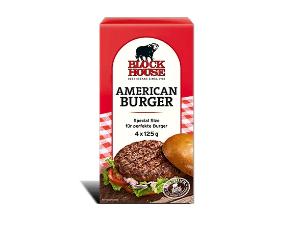 Block House American Burger 4x125g