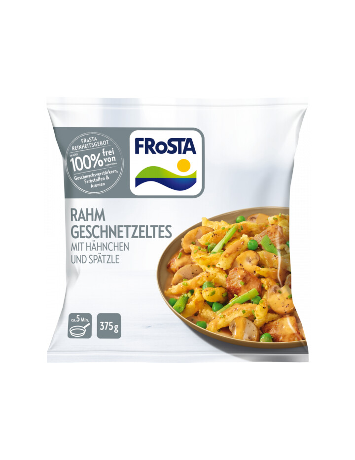 Frosta Rahmgeschnetzeltes mit Champignons und Spätzle 375g