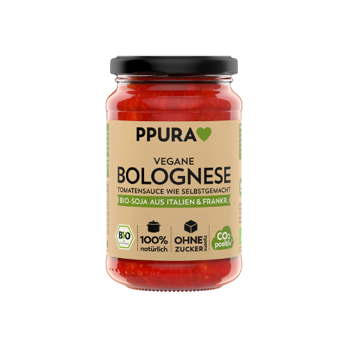 Bio Ppura Sugo Bolognese vegan mit Soja 340g