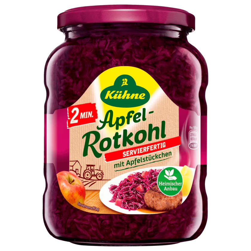 Kühne Fix&Fertig Apfelrotkohl 700g