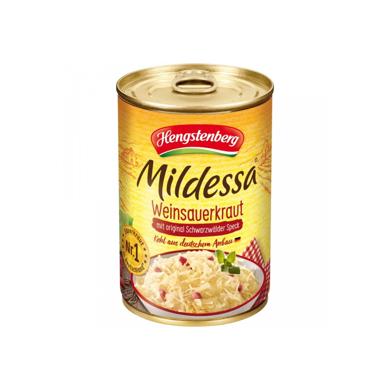 Mildessa 2 Minuten Schlemmerkraut mit Speck 400g