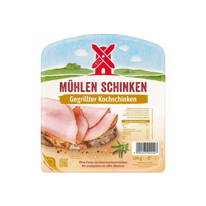 Mühlen Schinken gegrillter Kochschinken 100g