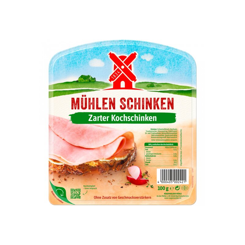 Mühlen Schinken zarter Kochschinken 100g