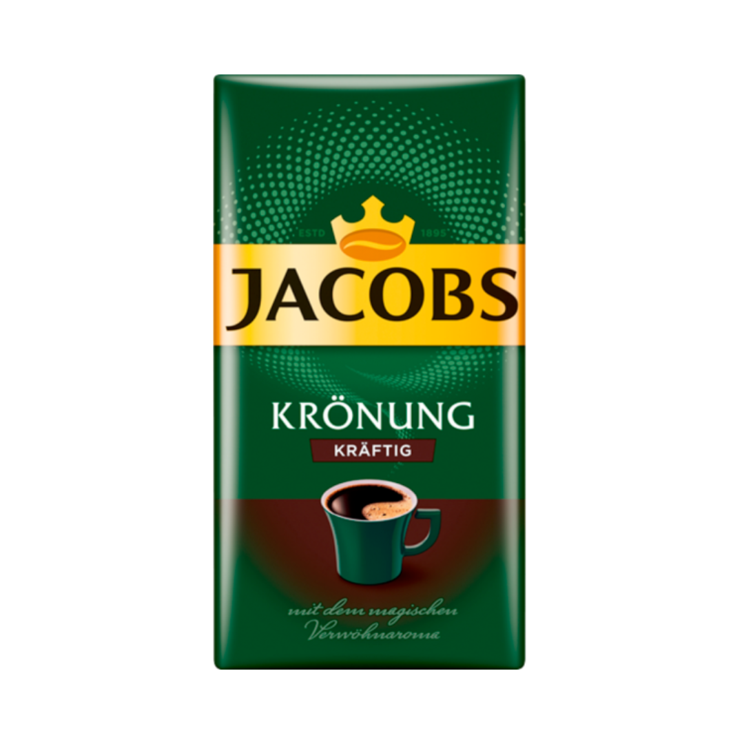 Jacobs Krönung Kaffee kräftig gemahlen 500g
