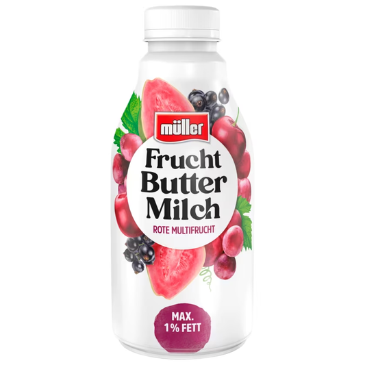 Müller Fruchtbuttermilch rote Multifrucht 500g DPG