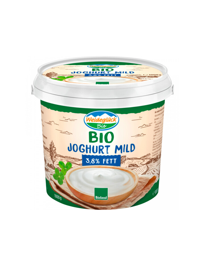Bio Weideglück Joghurt mild 3,8% 1000g