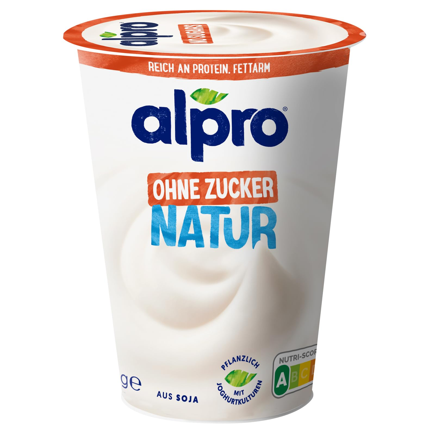 Alpro Joghurtalternative Soja Natur ungesüßt 400g