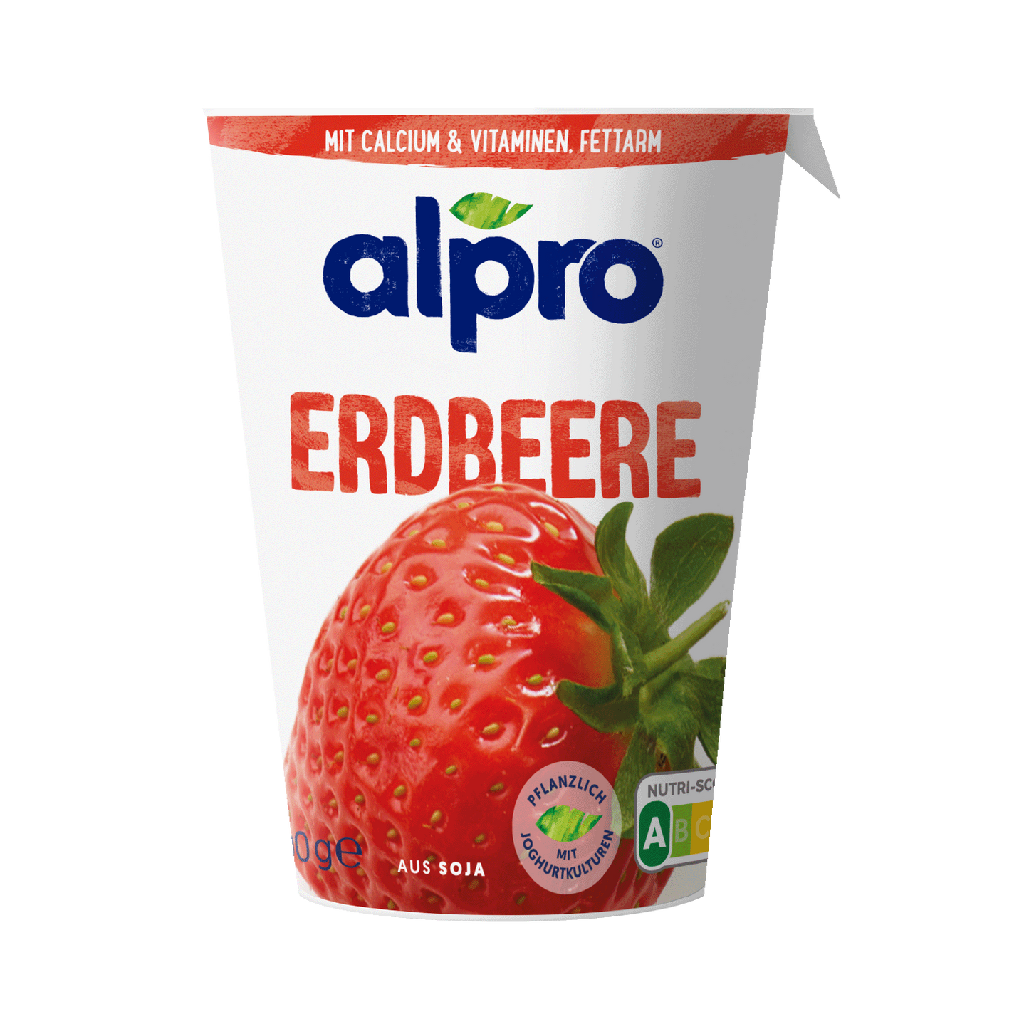 Alpro Joghurtalternative auf Sojabasis Erdbeere 400g