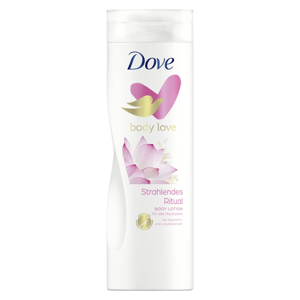 Dove Body Lotion Strahlendes Ritual mit Reismilch-&Lotusblütenduft 400ml