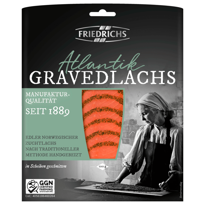 ASC Friedrichs Graved Lachs 100g