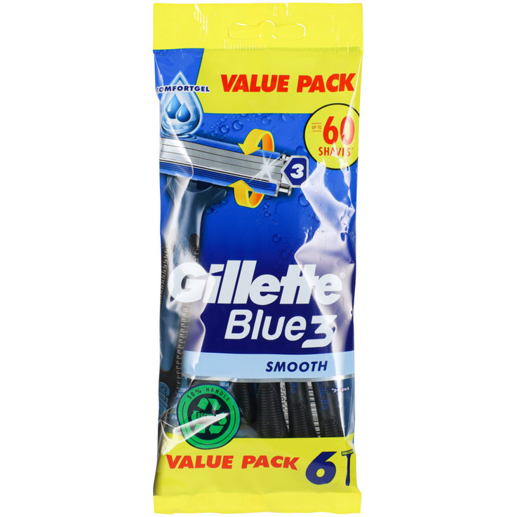 Gillette Blue 3 Smooth Einwegrasierer 6ST