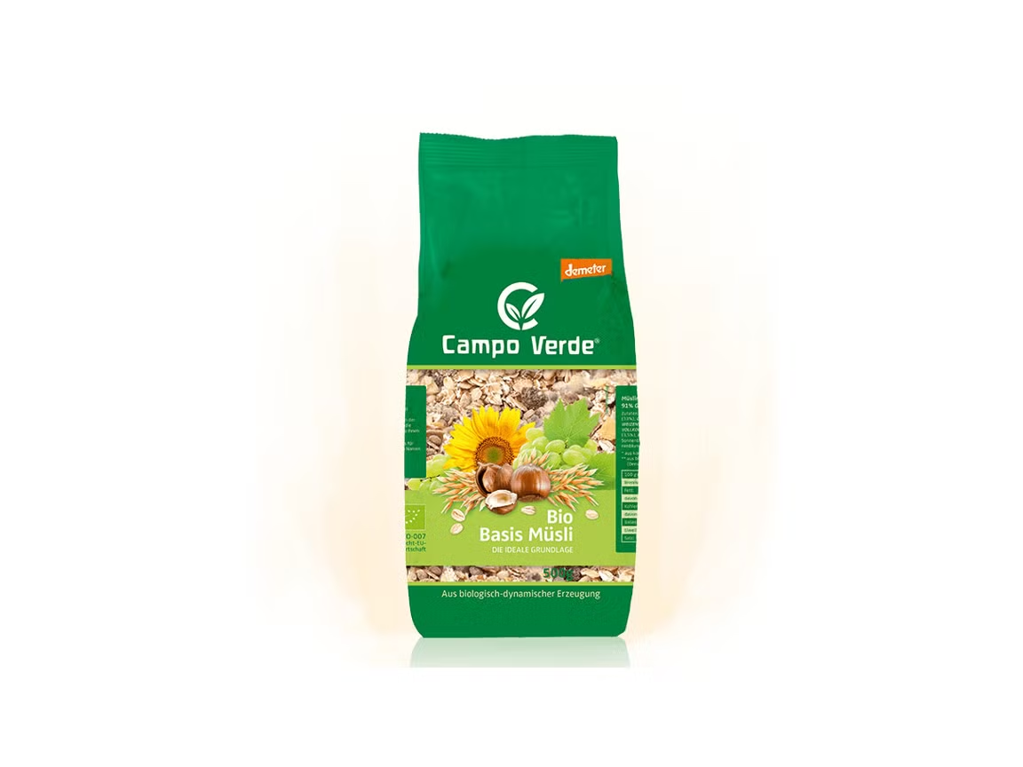 Demeter Campo Verde Früchte Müsli 500g
