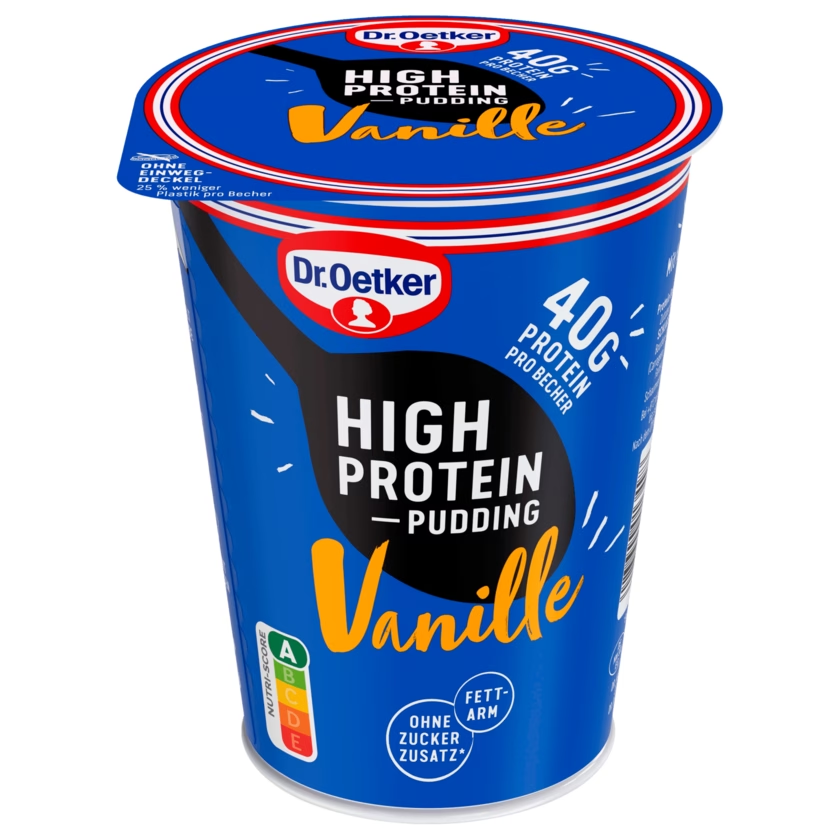 Dr.Oetker High Protein Pudding Vanille 400g