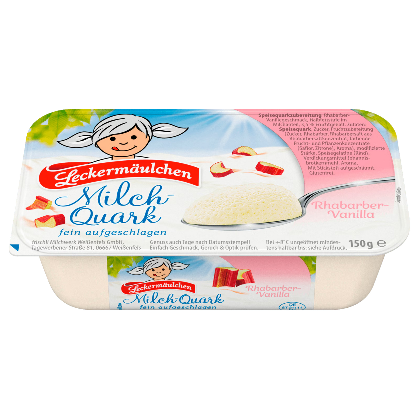 Frischli Leckermäulchen Quark Waldmeister 150g