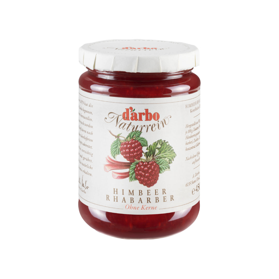 Darbo Naturrein Himbeer-Rhabarber Konfitüre 450g
