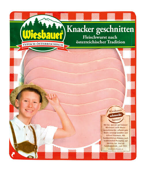 Wiesbauer Knacker geschnitten 100g