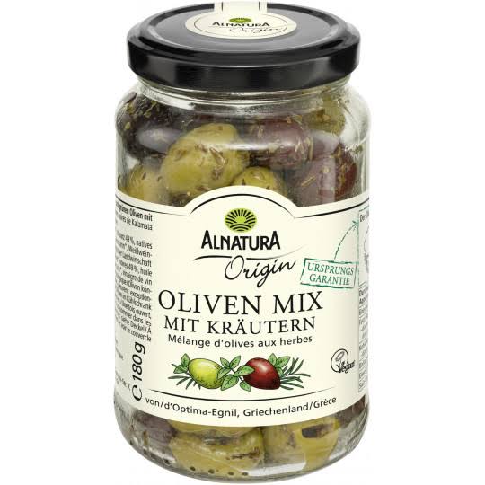 Bio Alnatura Origin Oliven Mix mit Kräutern 180g