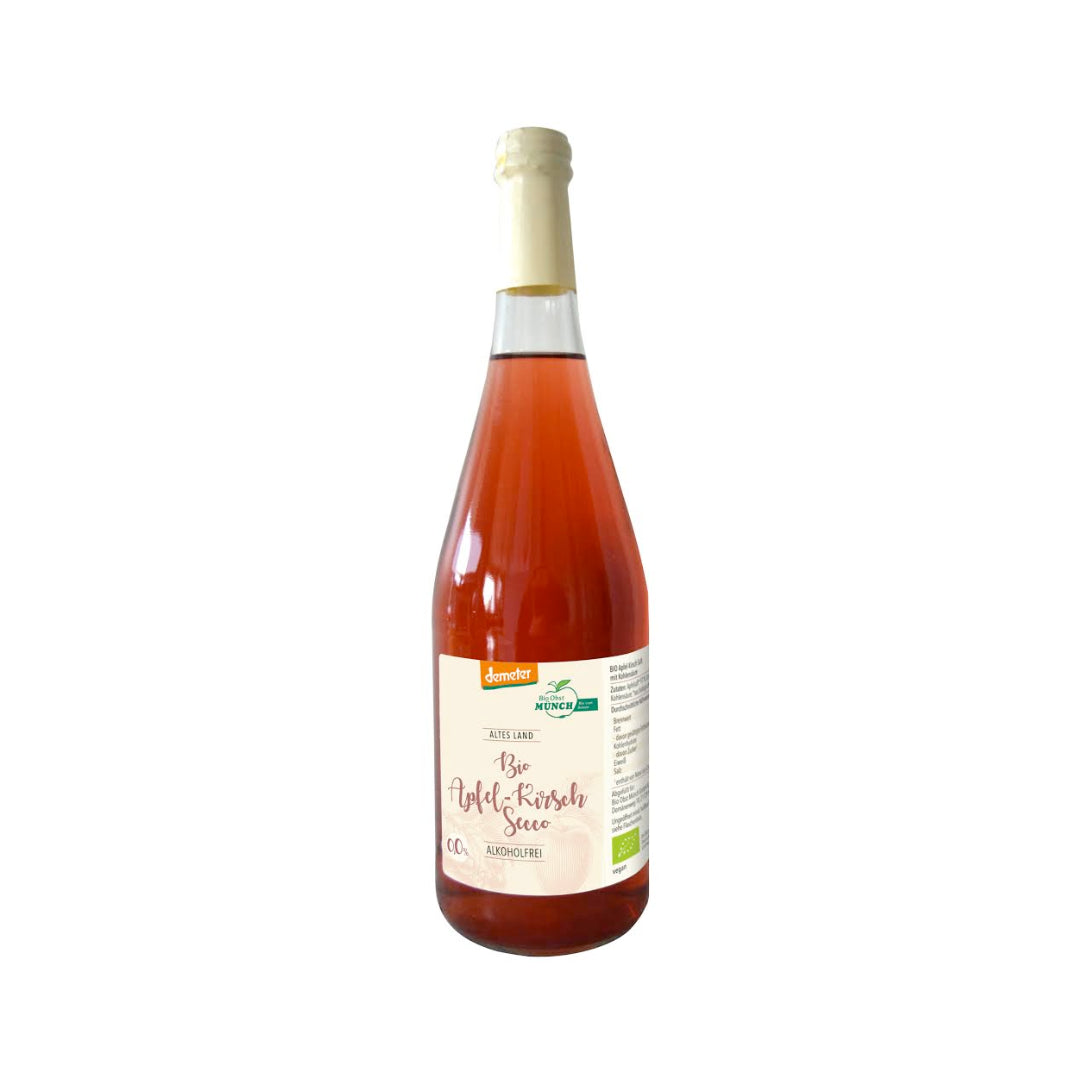 Demeter Obst Münch Apfel Kirsch Secco alkoholfrei 0,75l