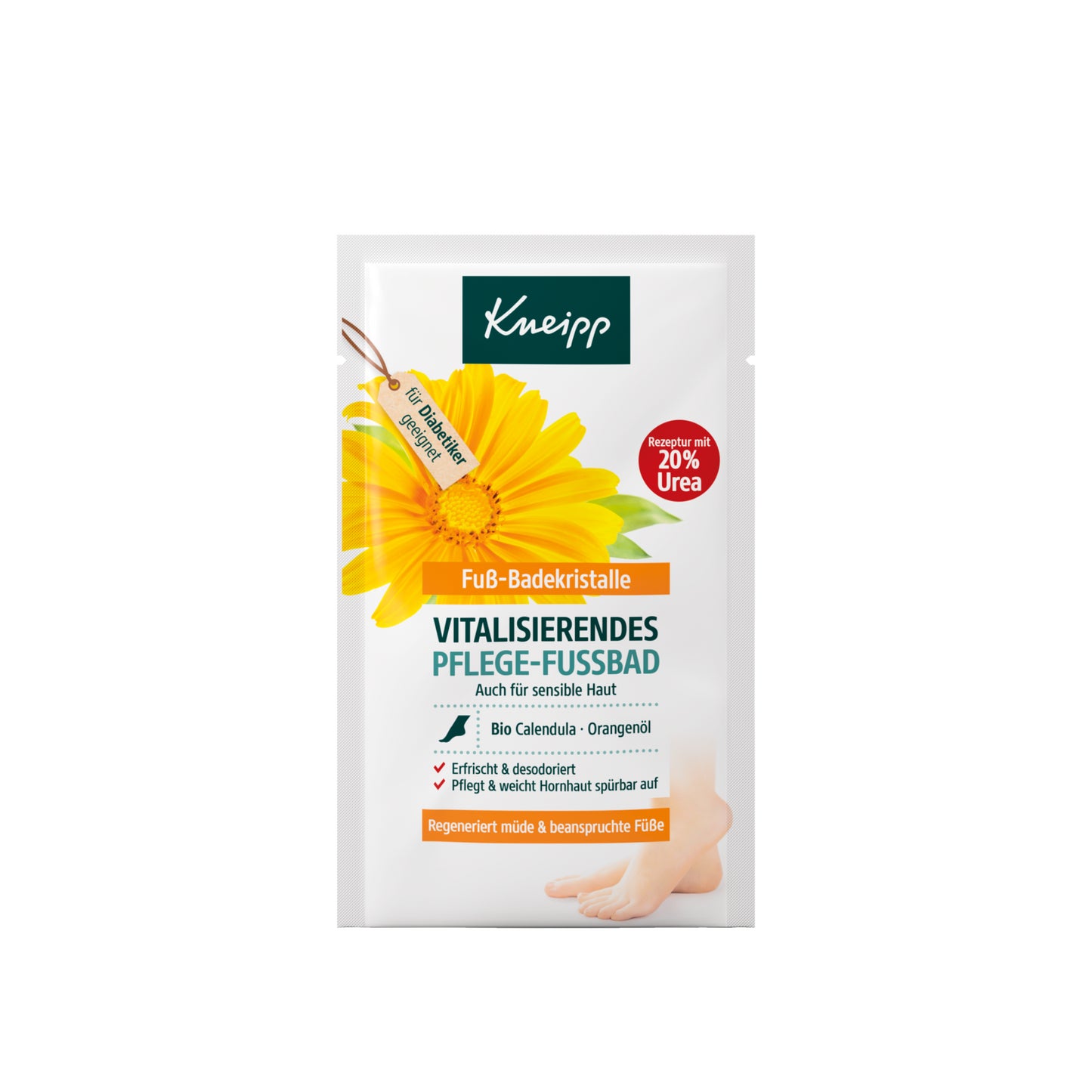 Kneipp Fuß-Badekristalle Vitalisierendes Pflege-Fußbad 40g