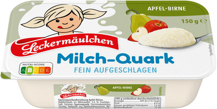 Frischli Leckermäulchen Quark Saison-Sorte Herbst&Winter Apfel/Birne150g