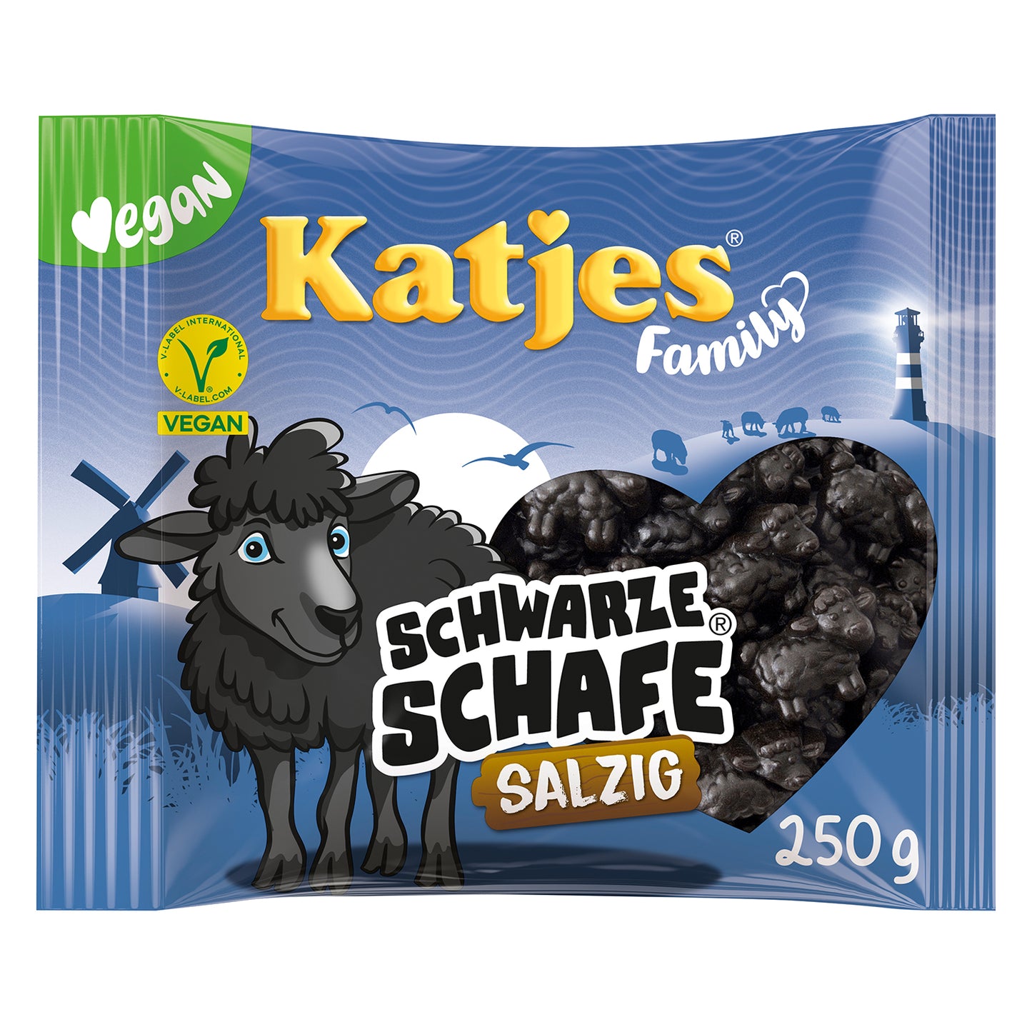 Katjes Family Schwarze Schafe salzig 250g