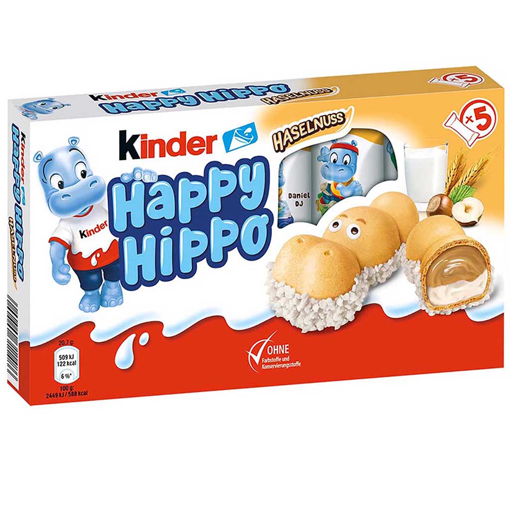 Ferrero Kinder Happy Hippo Haselnuss 5x20,7g