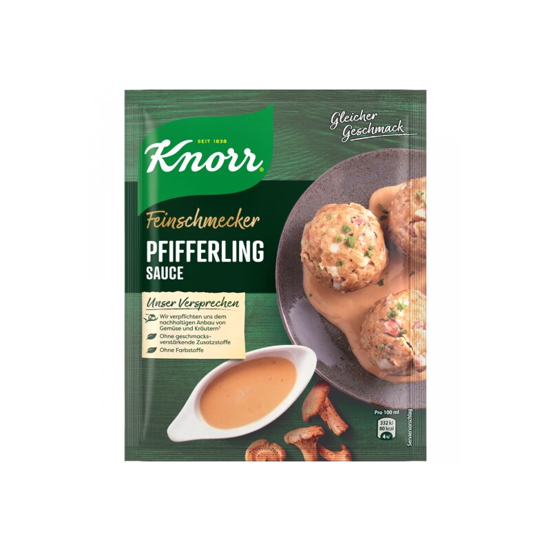 Knorr Feinschmecker Sauce Pfifferling für 250ml 40g