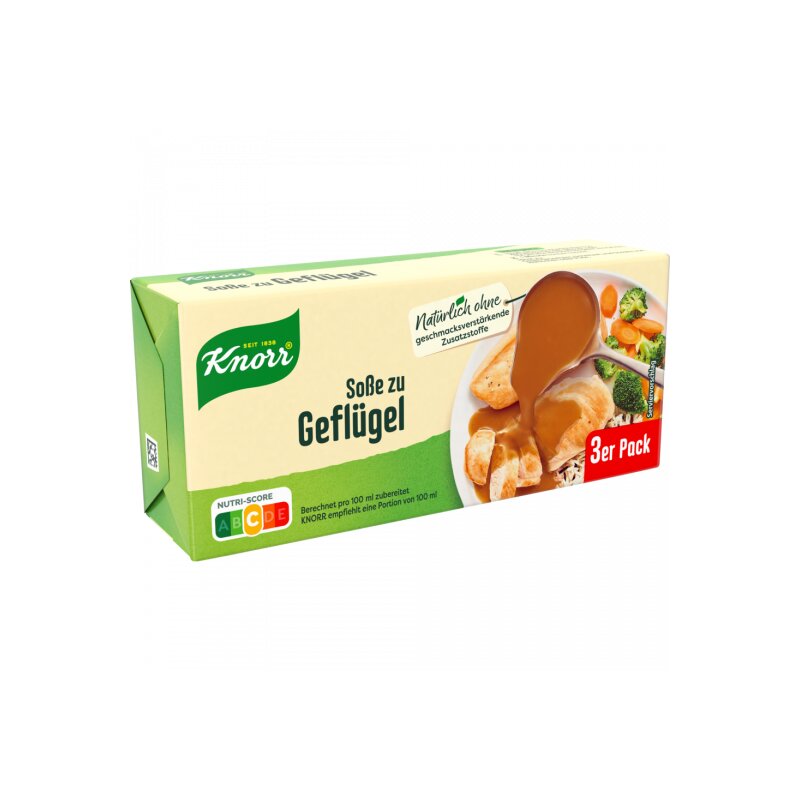 Knorr Soße zu Geflügel für 3x250ml 69g