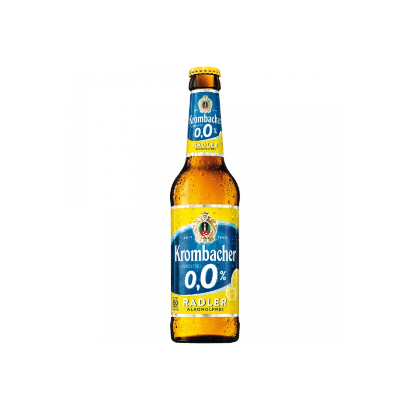 Krombacher Radler 0,0% alkoholfrei 0,33l MW