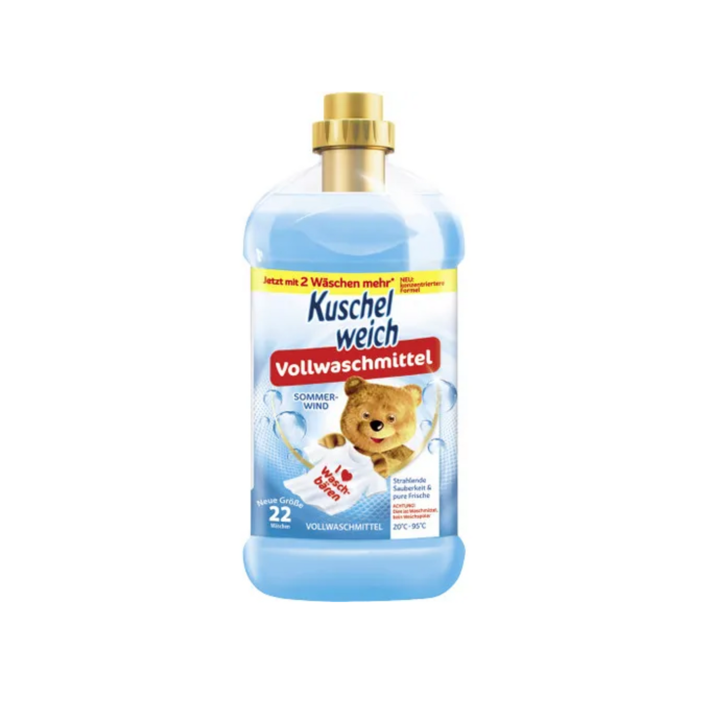 Kuschelweich Vollwaschmittel Sommerwind flüssig 22WL 1,1l